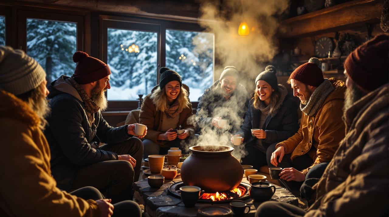 91AV - 山谷夜话：围炉煮茶的温暖